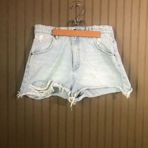 Rolla’s Ripped Jean Shorts